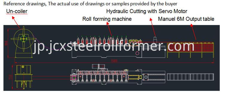 shutter door forming machine